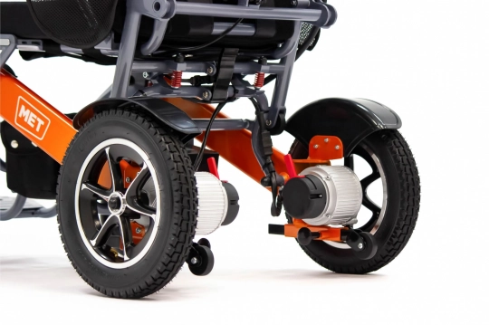Кресло-коляска с электроприводом MET COMPACT PLUS складная - 7